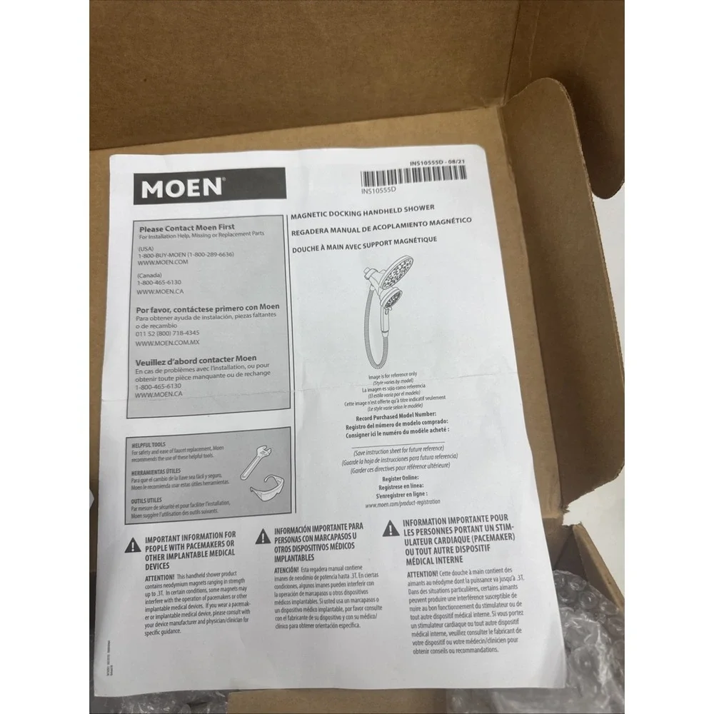 Moen 220C3 Verso 8-Function 7